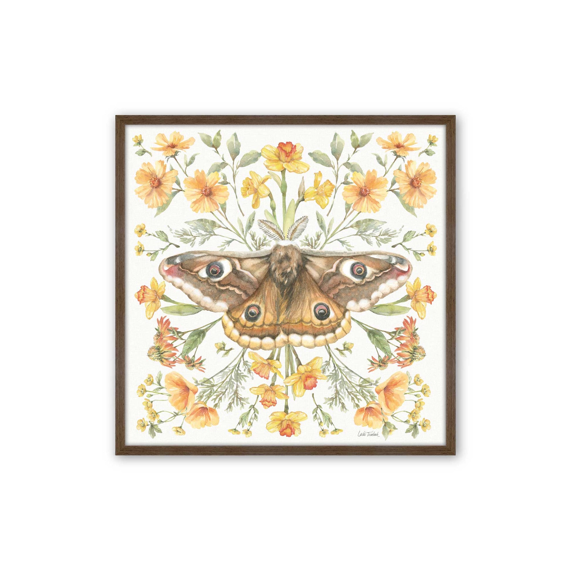 [Color:Walnut], Picture of art in a Walnut frame