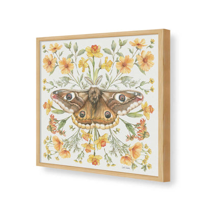 [Color:American Maple], Picture of art in a American Maple frame of the corner