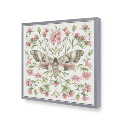 [Color:Polished Chrome], Picture of art in a Polished Chrome frame of the corner