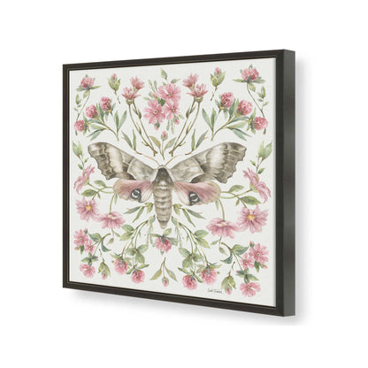[Color:Satin Black], Picture of art in a Satin Black frame of the corner