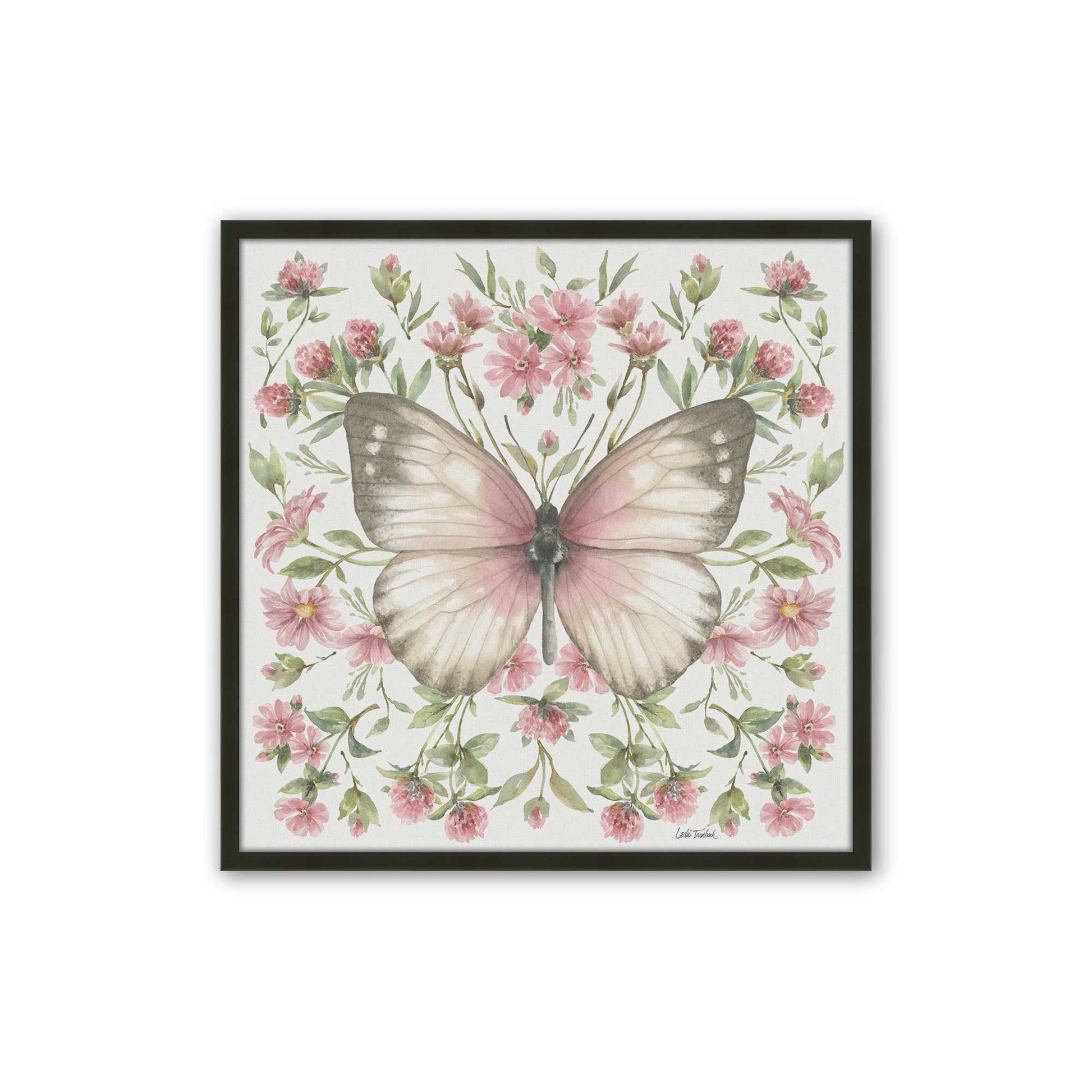 [Color:Satin Black], Picture of art in a Satin Black frame