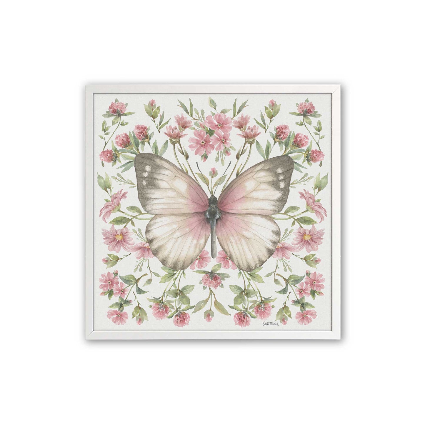 [Color:Opaque White], Picture of art in an Opaque White frame
