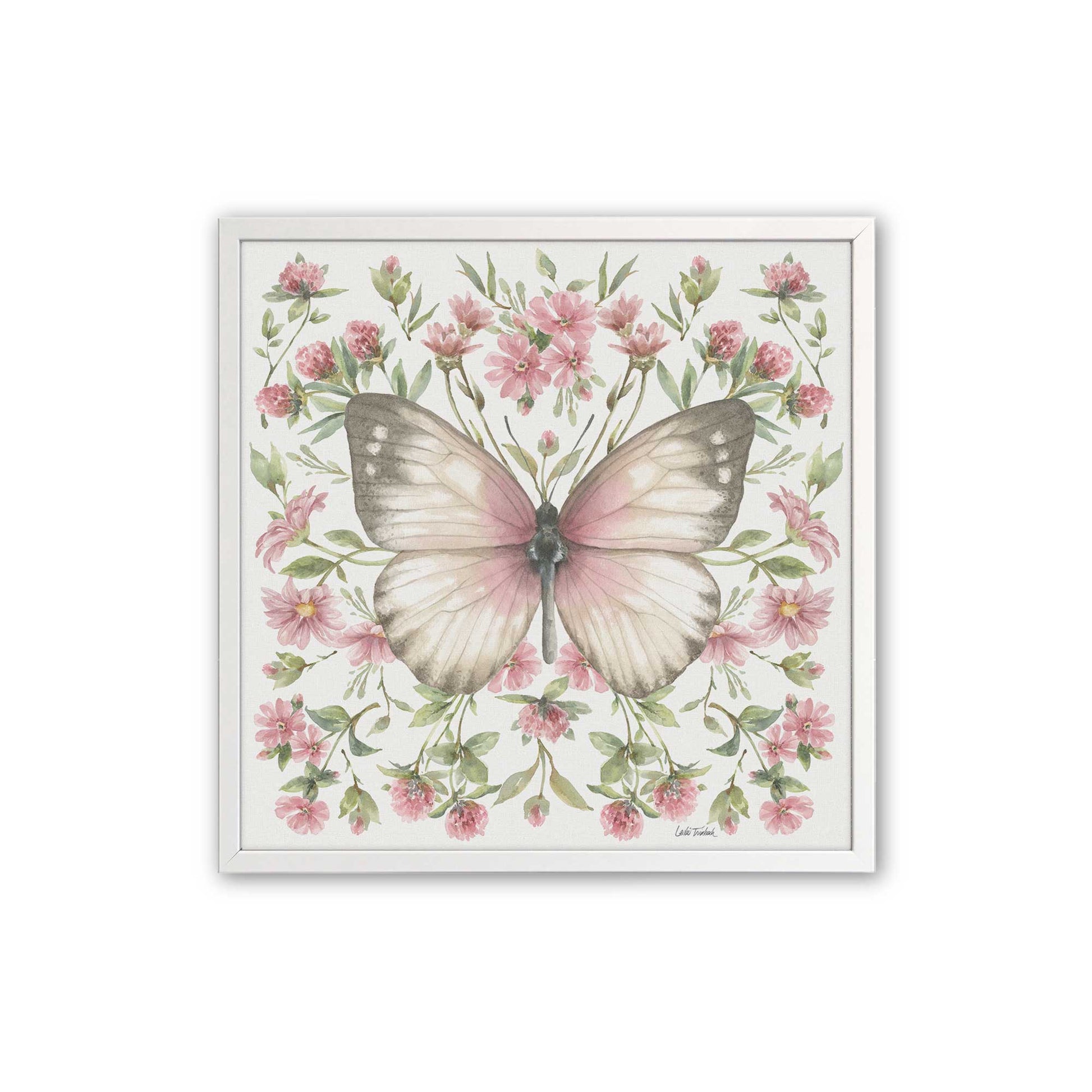 [Color:Opaque White], Picture of art in an Opaque White frame
