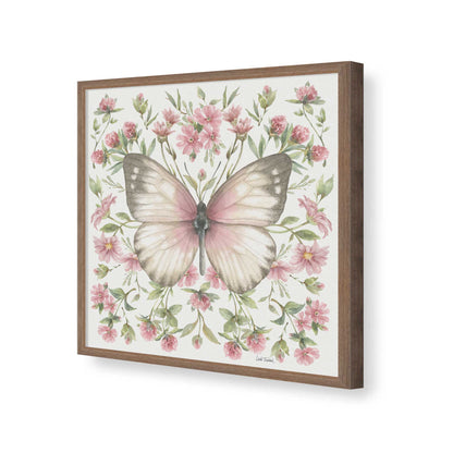 [Color:Walnut], Picture of art in a Walnut frame of the corner