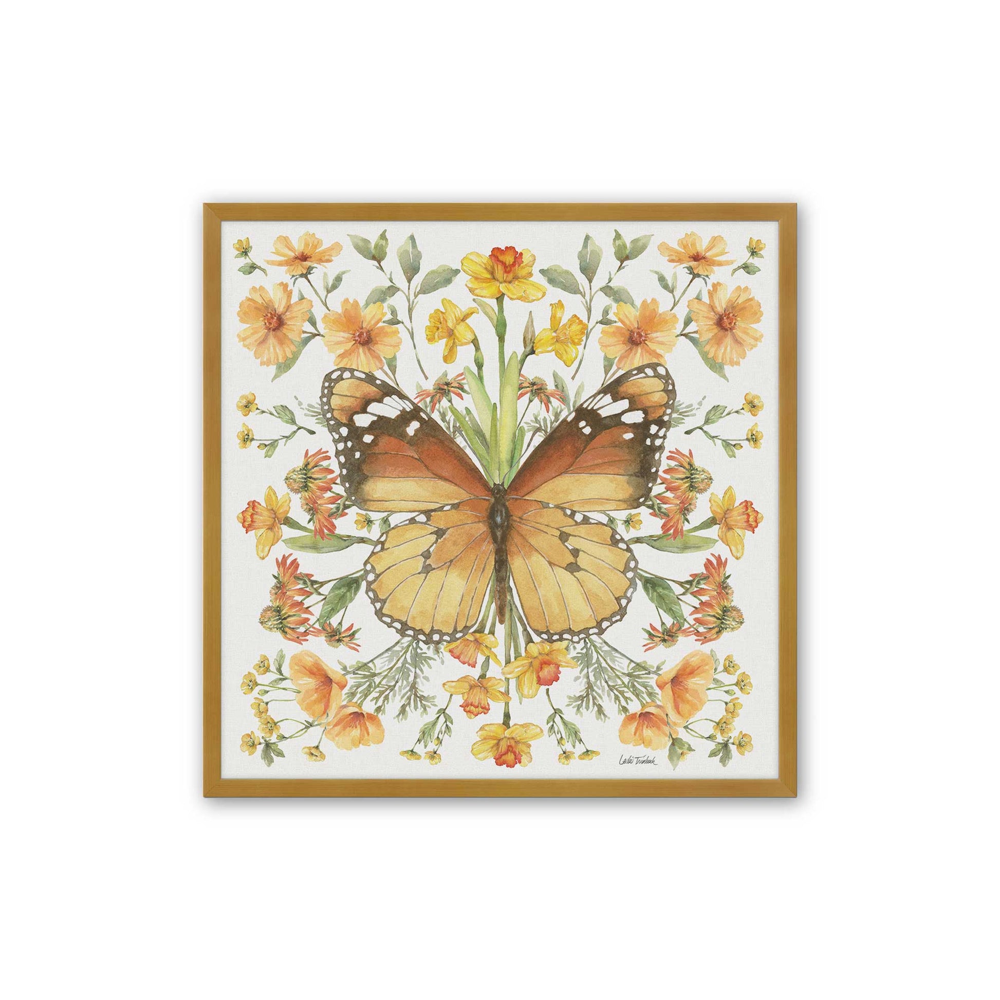[Color:Polished Gold], Picture of art in a Polished Gold frame