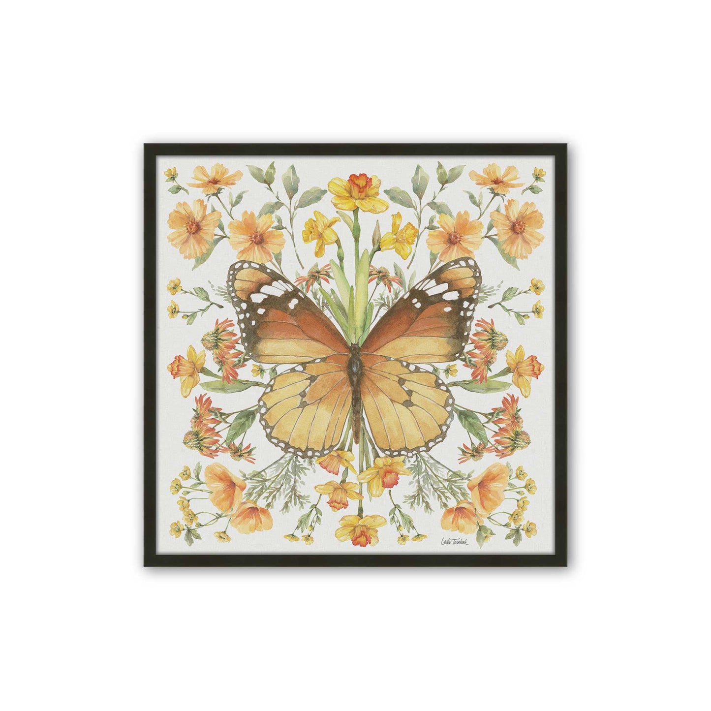 [Color:Satin Black], Picture of art in a Satin Black frame