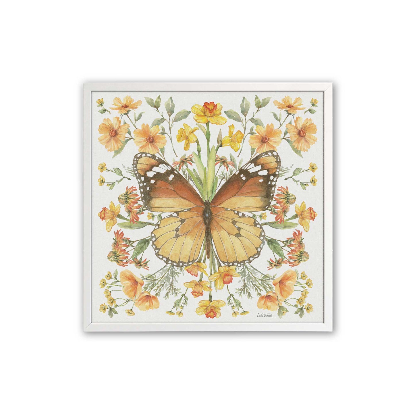 [Color:Opaque White], Picture of art in a Opaque White frame