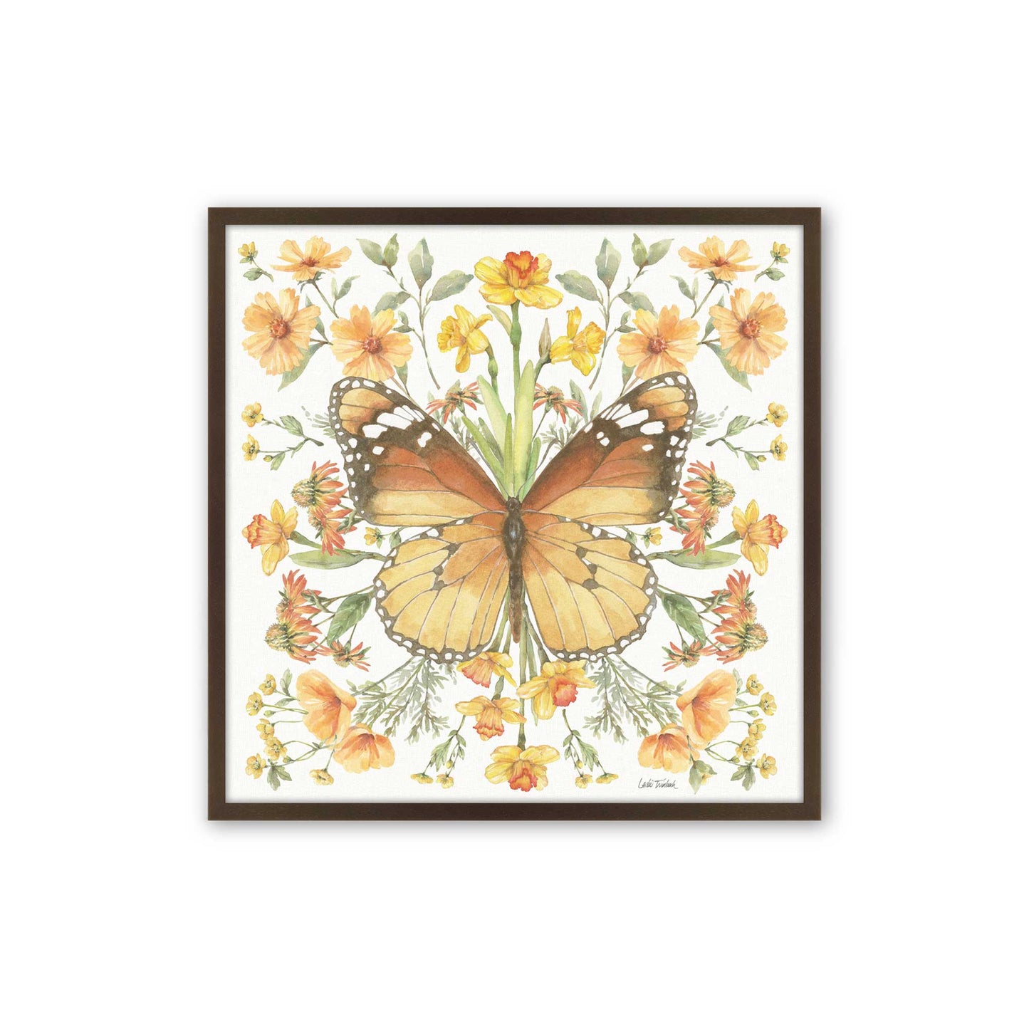 [Color:Espresso], Picture of art in a Espresso frame