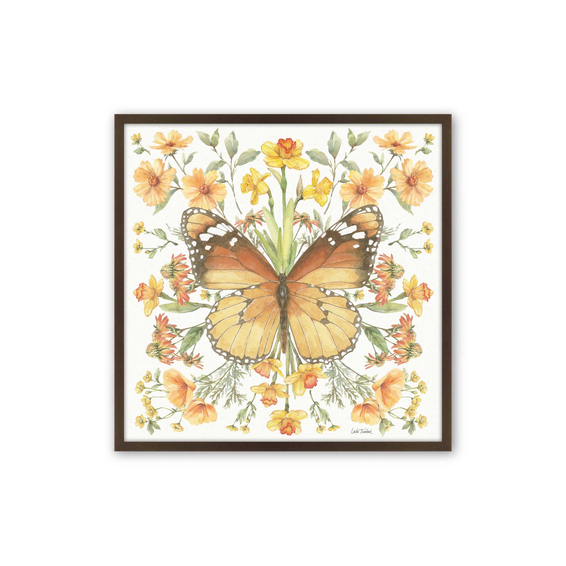 [Color:Espresso], Picture of art in a Espresso frame
