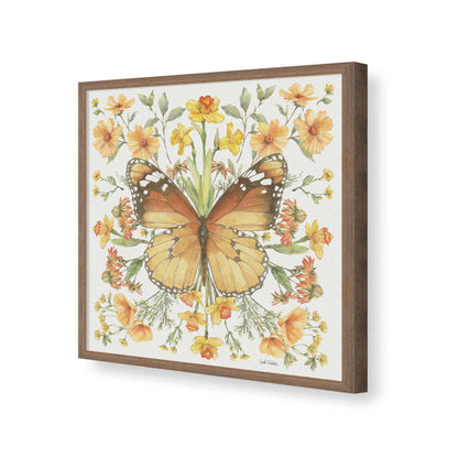 [Color:Walnut], Picture of art in a Walnut frame of the corner