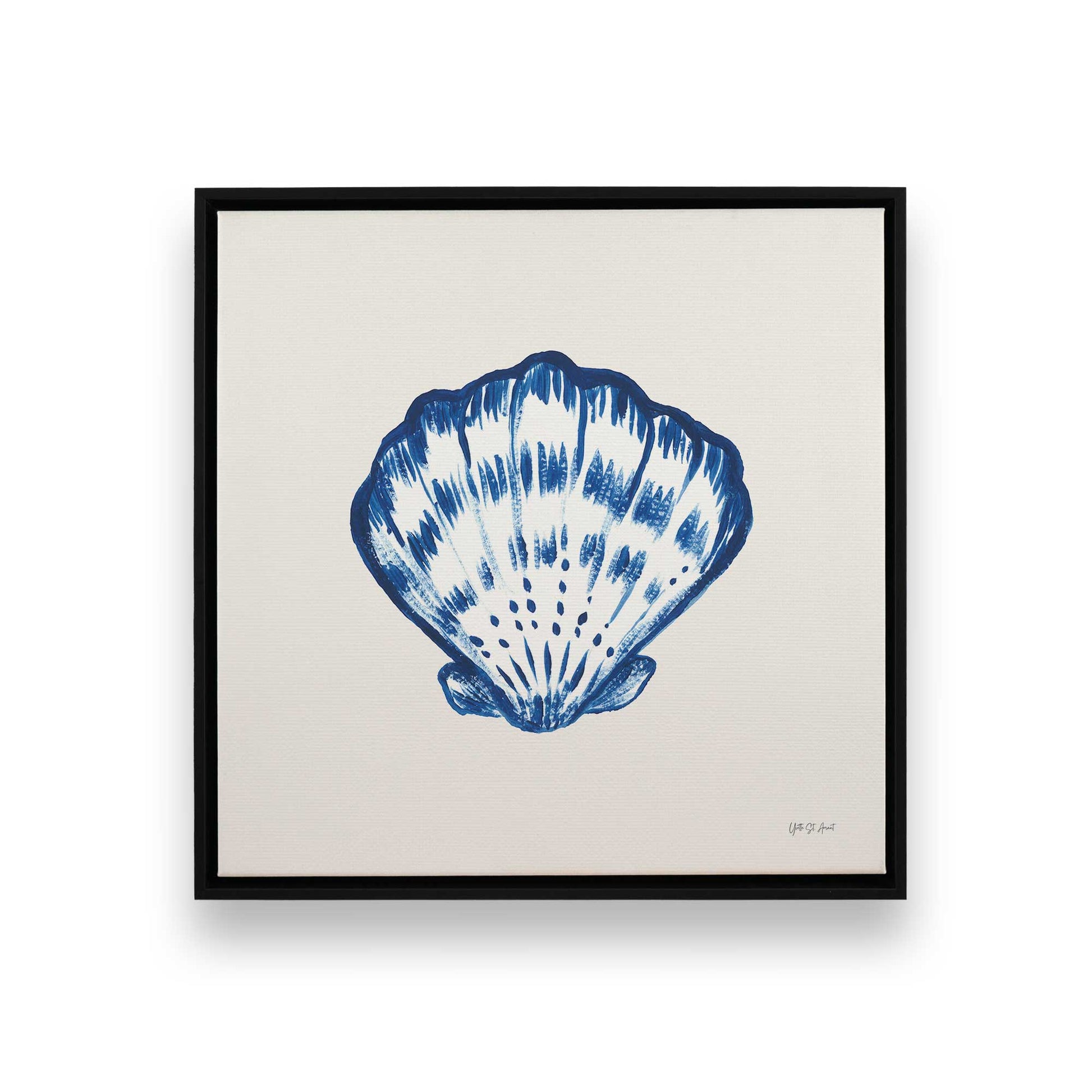 [Color:Satin Black], Picture of art in a Satin Black frame