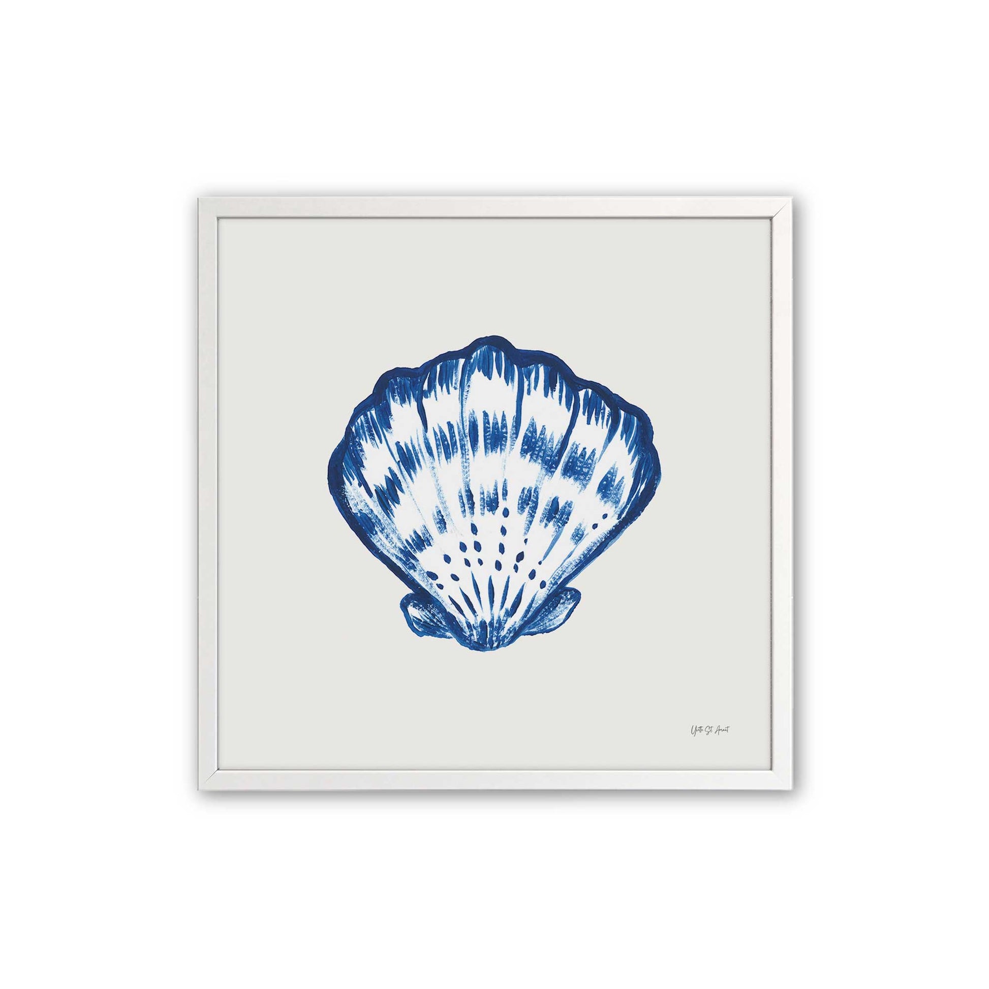 [Color:Opaque White], Picture of art in a Opaque White frame