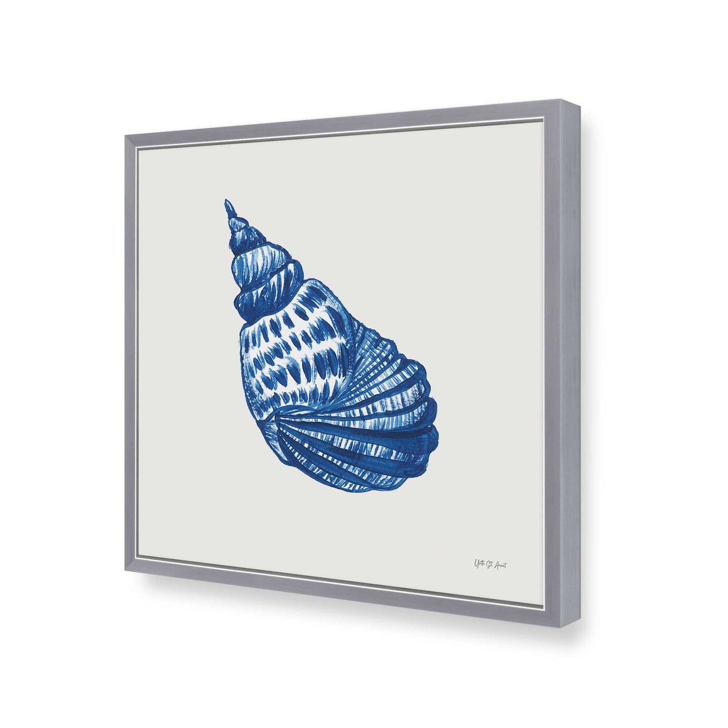 [Color:Polished Chrome], Picture of art in a Polished Chrome frame of the corner