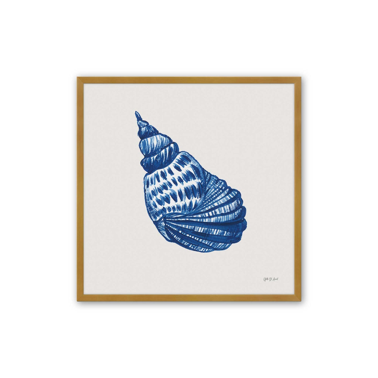 [Color:Polished Gold], Picture of art in a Polished Gold frame