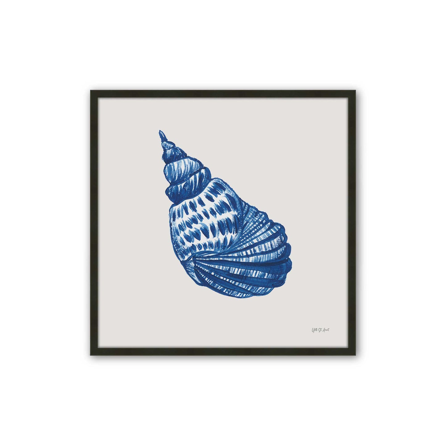 [Color:Satin Black], Picture of art in a Satin Black frame