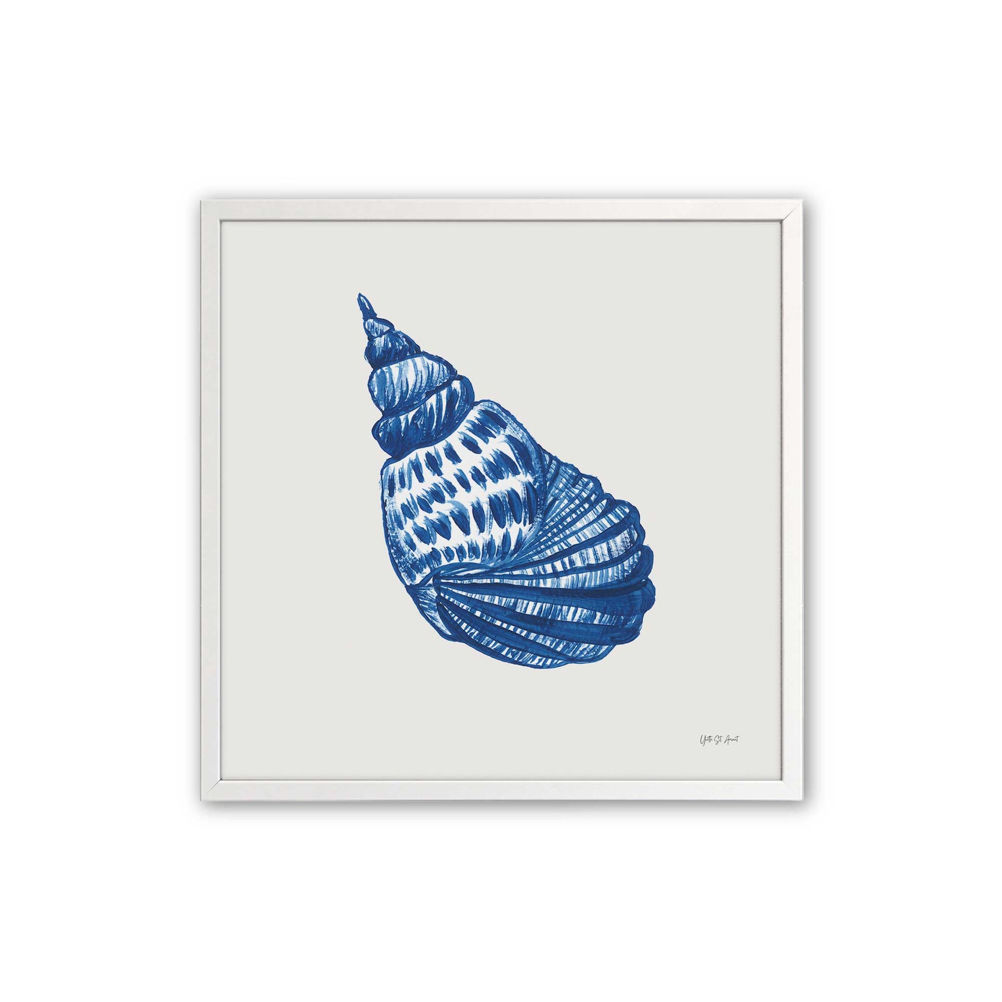 [Color:Opaque White], Picture of art in a Opaque White frame