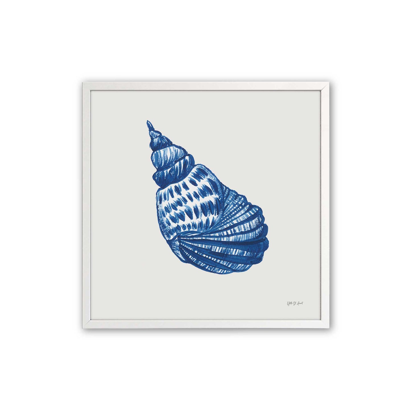 [Color:Opaque White], Picture of art in an Opaque White frame