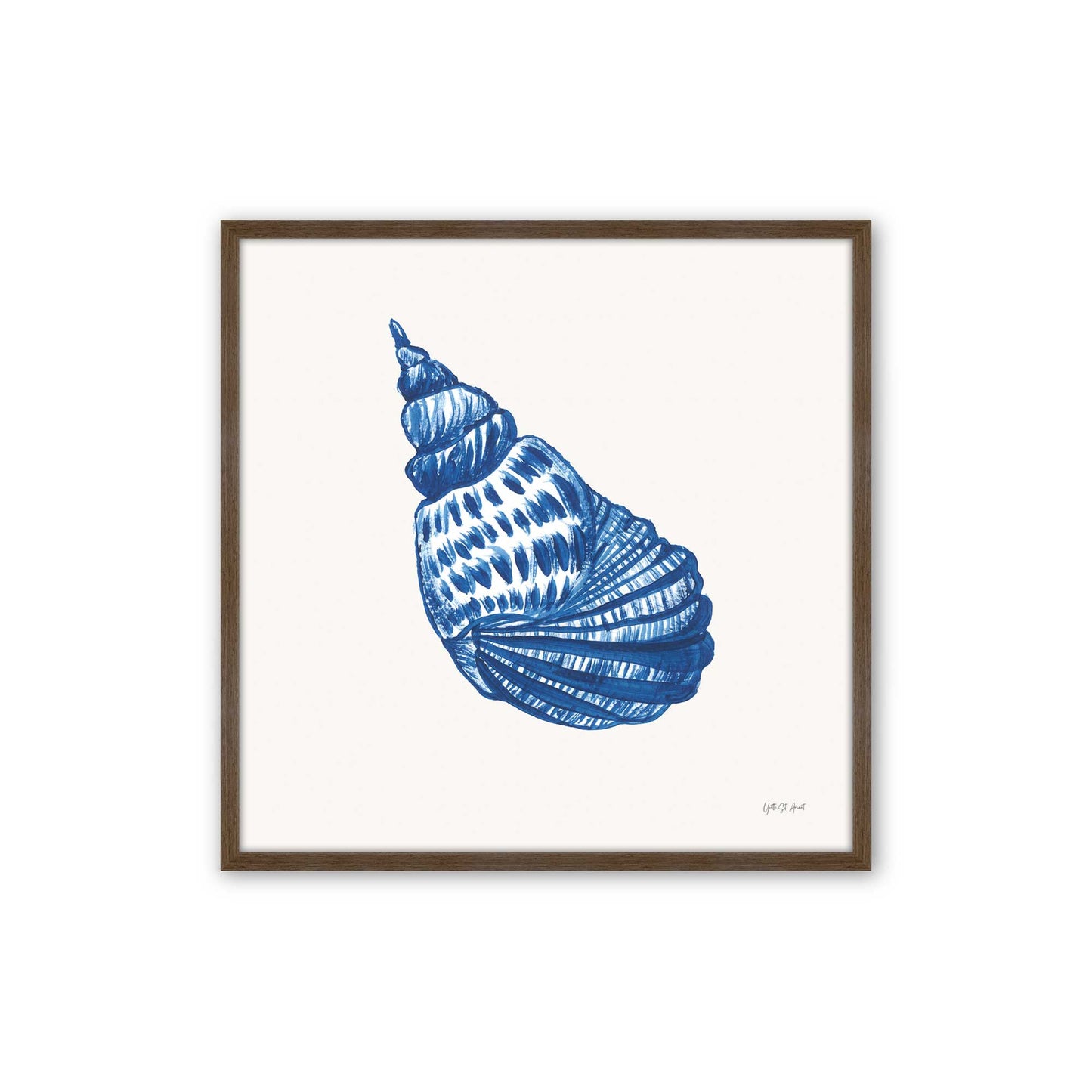 [Color:Walnut], Picture of art in a Walnut frame