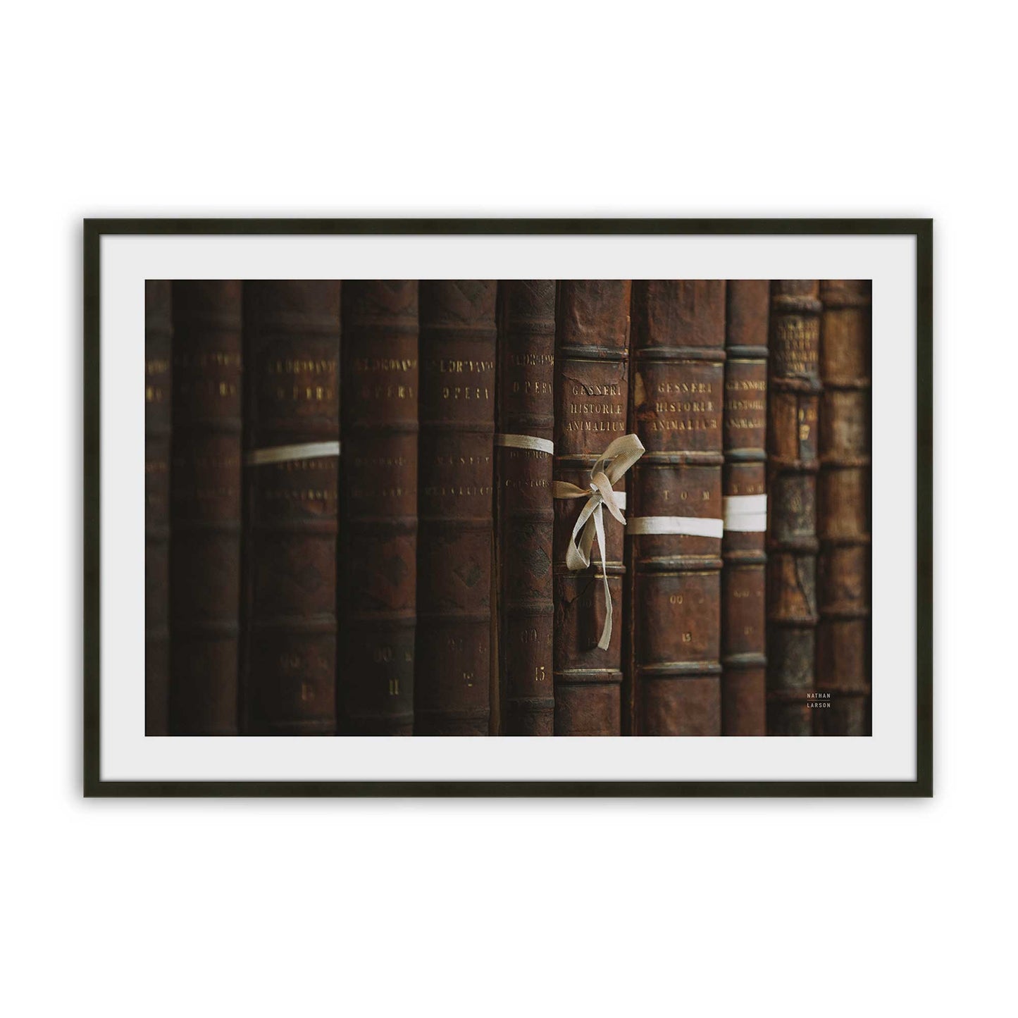 [Color:Satin Black], Picture of art in a Satin Black frame