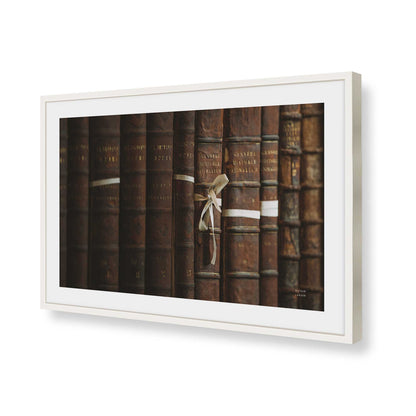 [Color:Opaque White], Picture of art in a Opaque White frame of the corner
