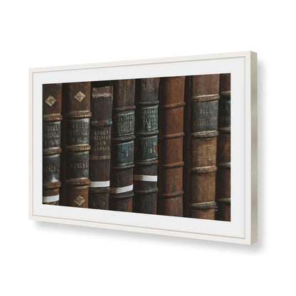 [Color:Opaque White], Picture of art in a Opaque White frame of the corner
