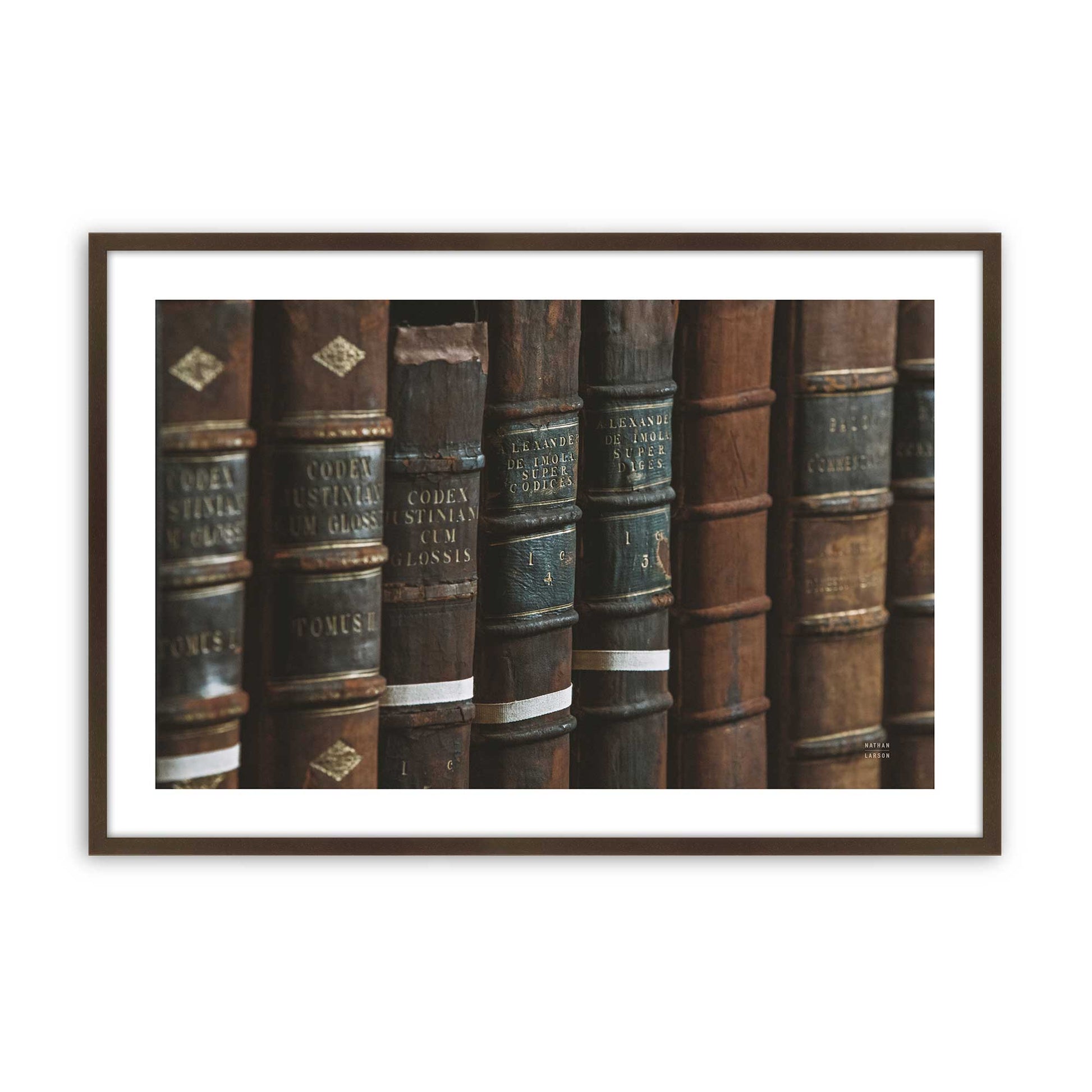 [Color:Belvinder Brown], Picture of art in a Belvinder Brown frame
