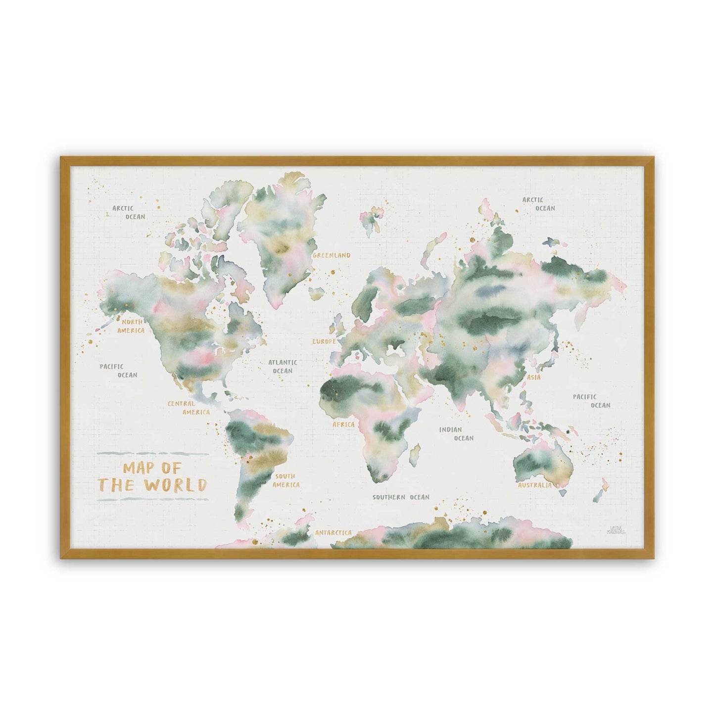 [Color:Polished Gold], Picture of art in a Polished Gold frame