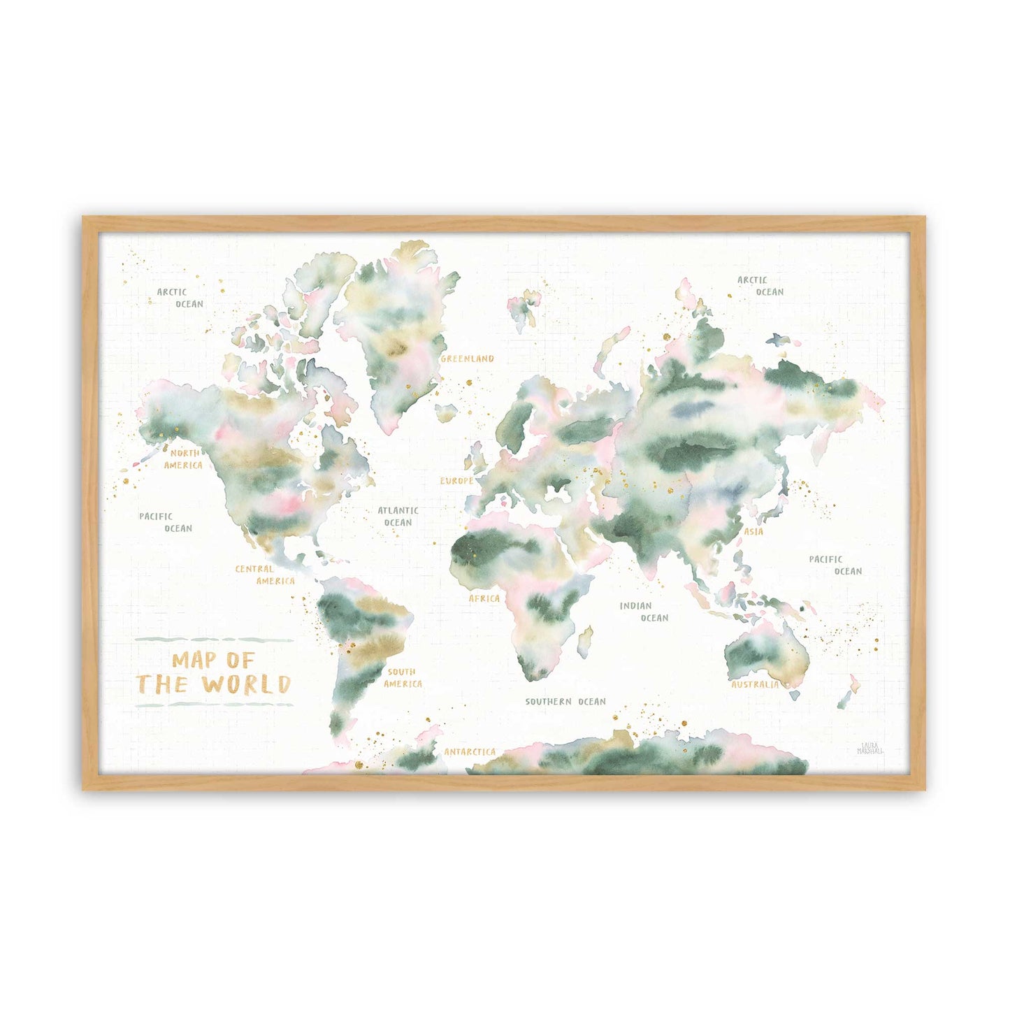 [Color:American Maple], Picture of art in a American Maple frame