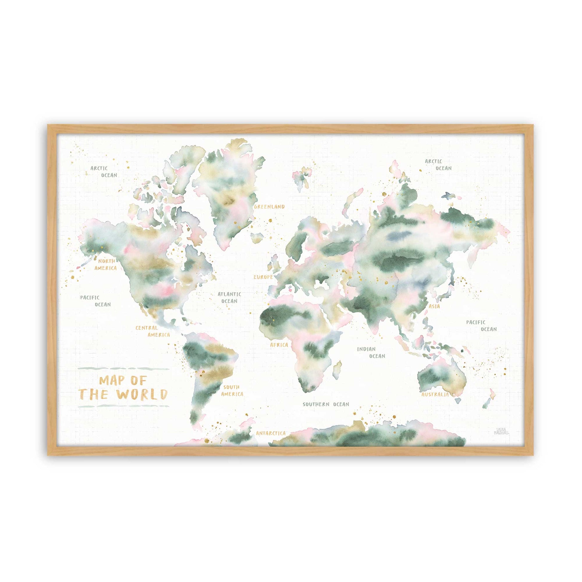 [Color:American Maple], Picture of art in a American Maple frame