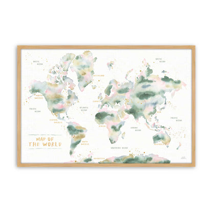 [Color:American Maple], Picture of art in a American Maple frame