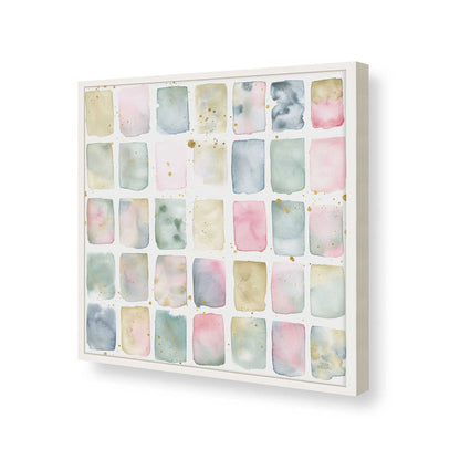 [Color:Opaque White], Picture of art in a Opaque White frame of the corner