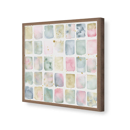 [Color:Walnut], Picture of art in a Walnut frame of the corner