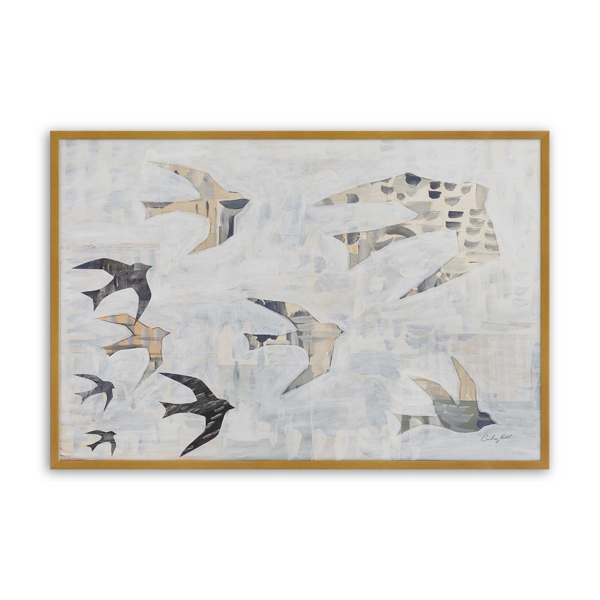 [Color:Polished Gold], Picture of art in a Polished Gold frame