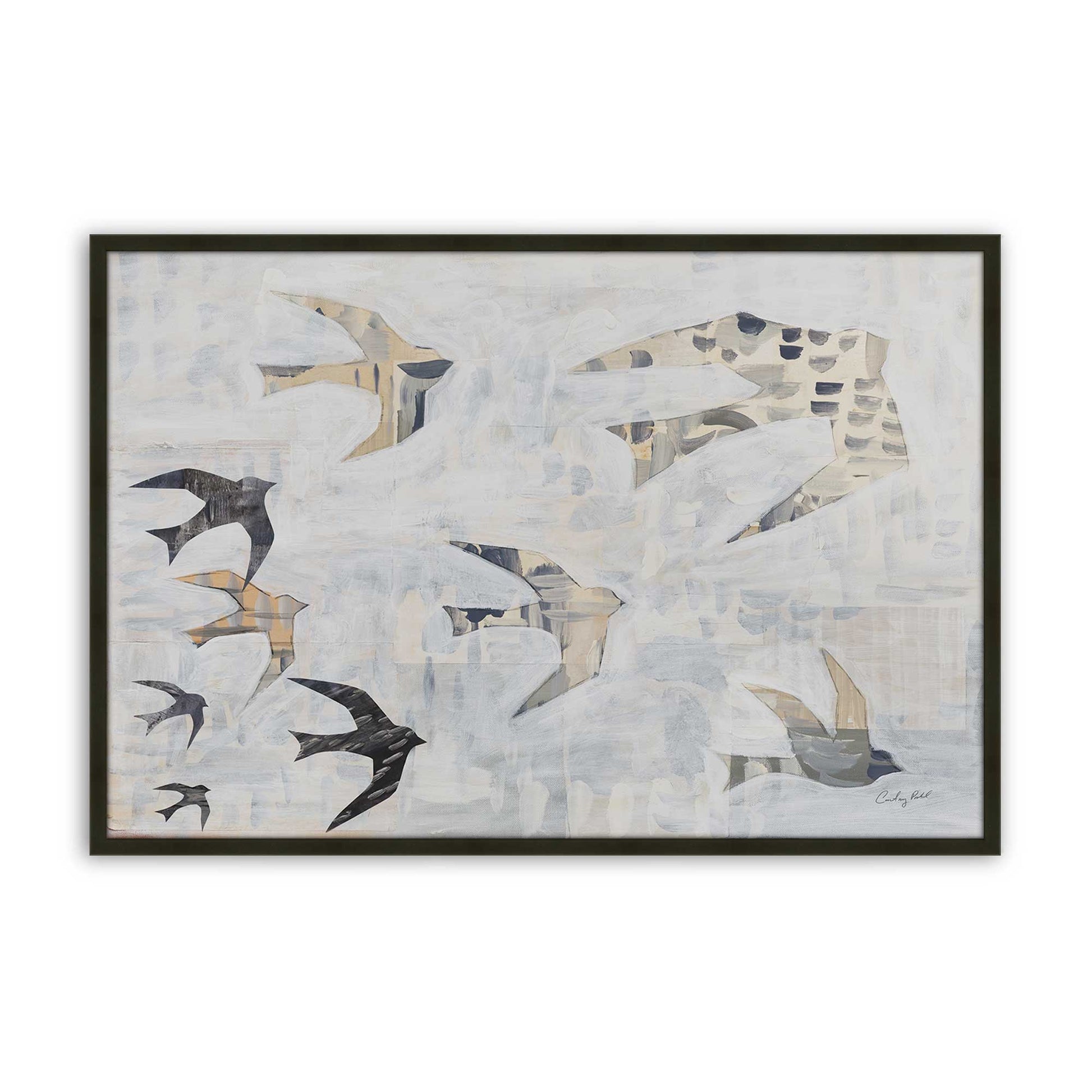 [Color:Satin Black], Picture of art in a Satin Black frame