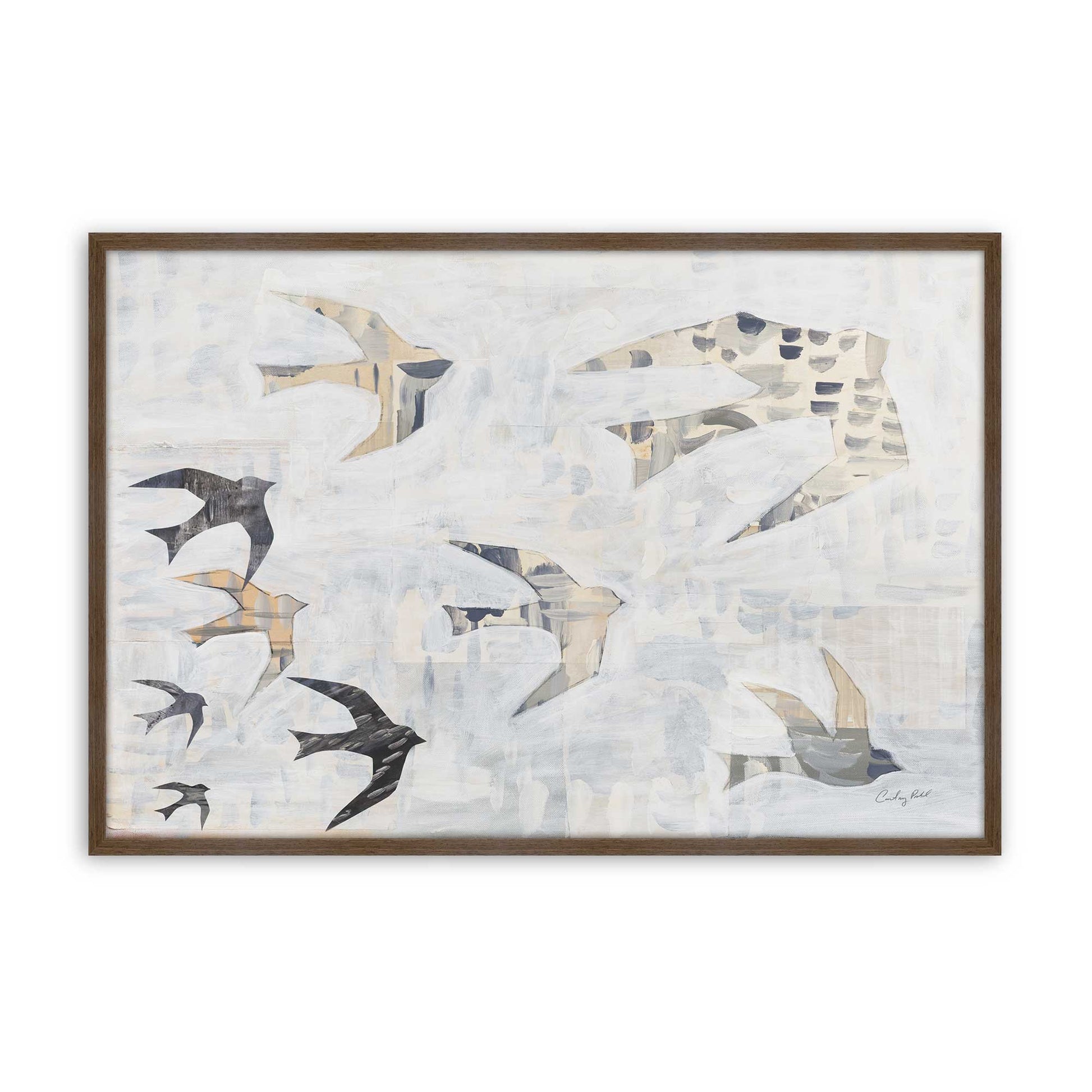 [Color:Walnut], Picture of art in a Walnut frame