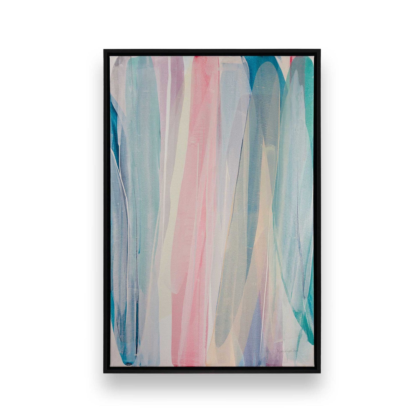 [Color:Satin Black], Picture of art in a Satin Black frame