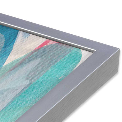 [Color:Polished Chrome], Picture of art in a Polished Chrome frame at an angle