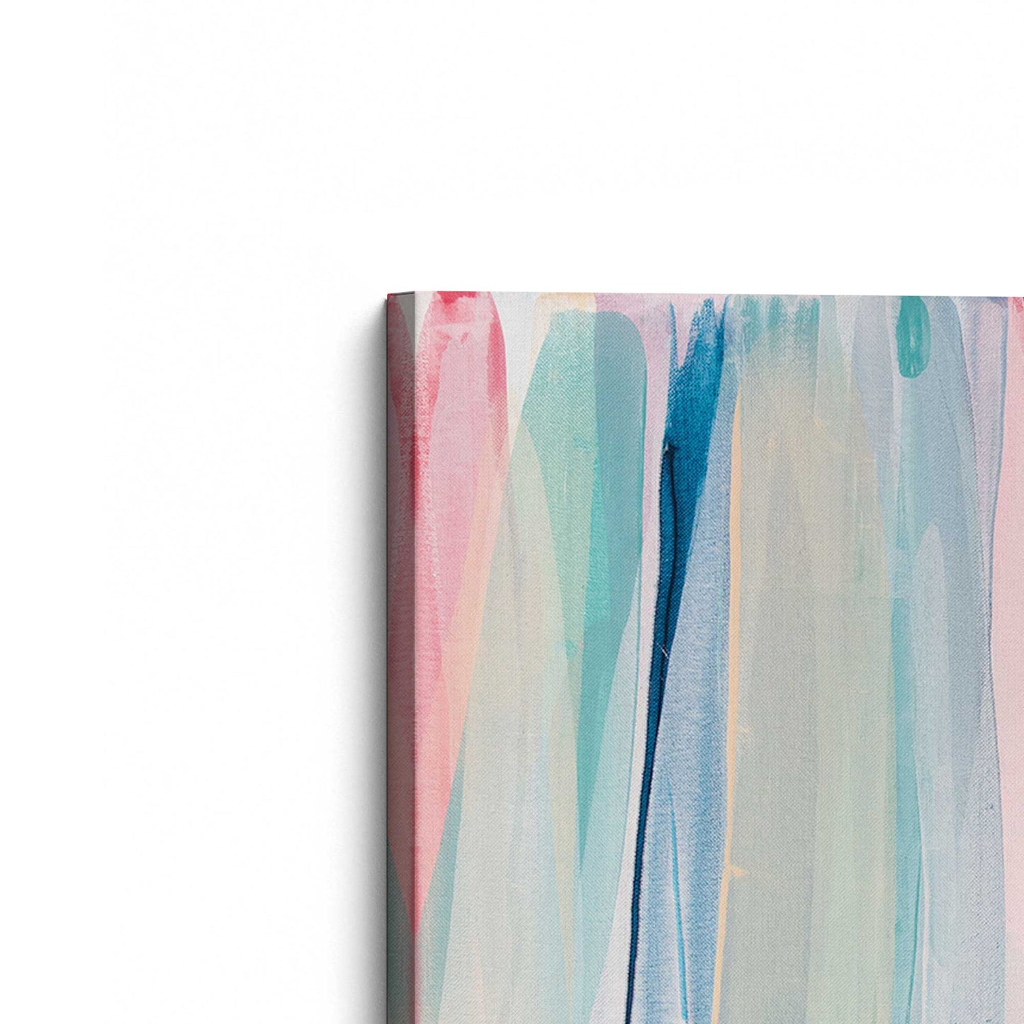 [Color:Stretched Canvas], Picture of the corner of the art