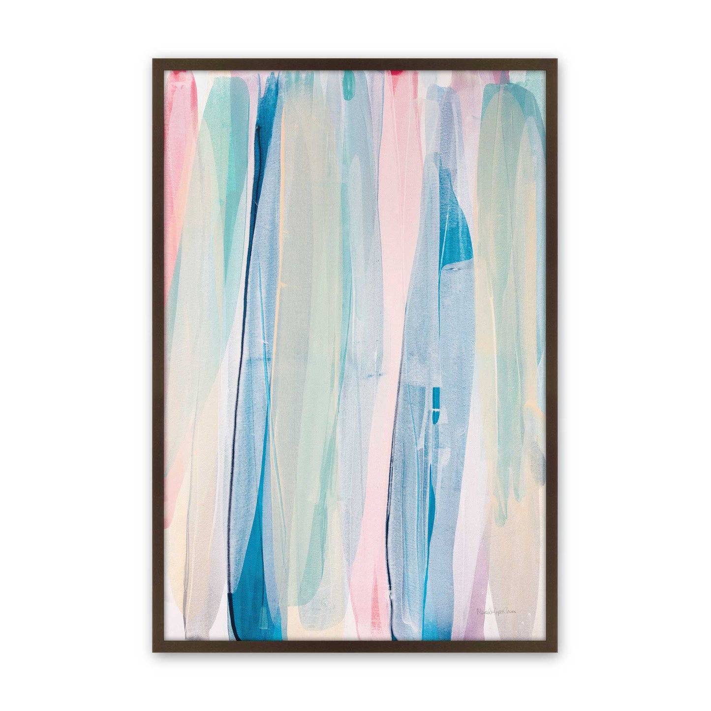 [Color:Brown], Picture of art in a Brown frame