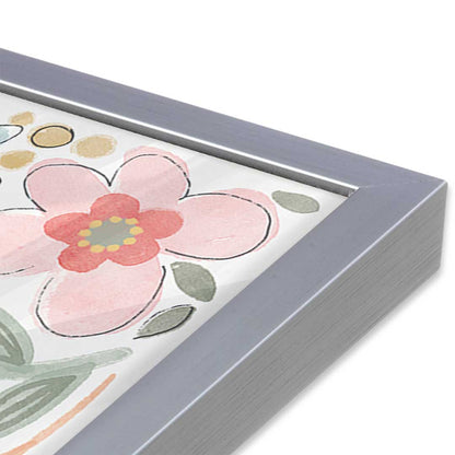 [Color:Polished Chrome], Picture of art in a Polished Chrome frame at an angle