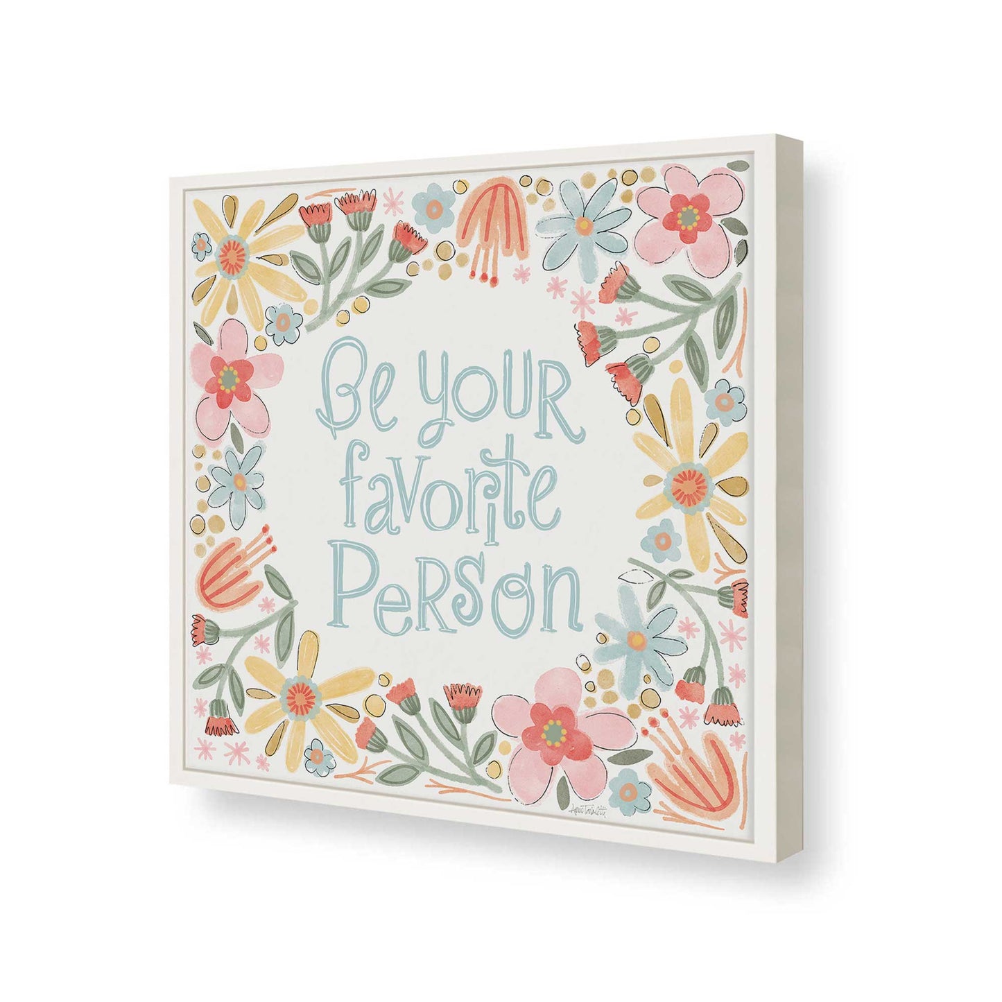 [Color:Opaque White], Picture of art in a Opaque White frame of the corner