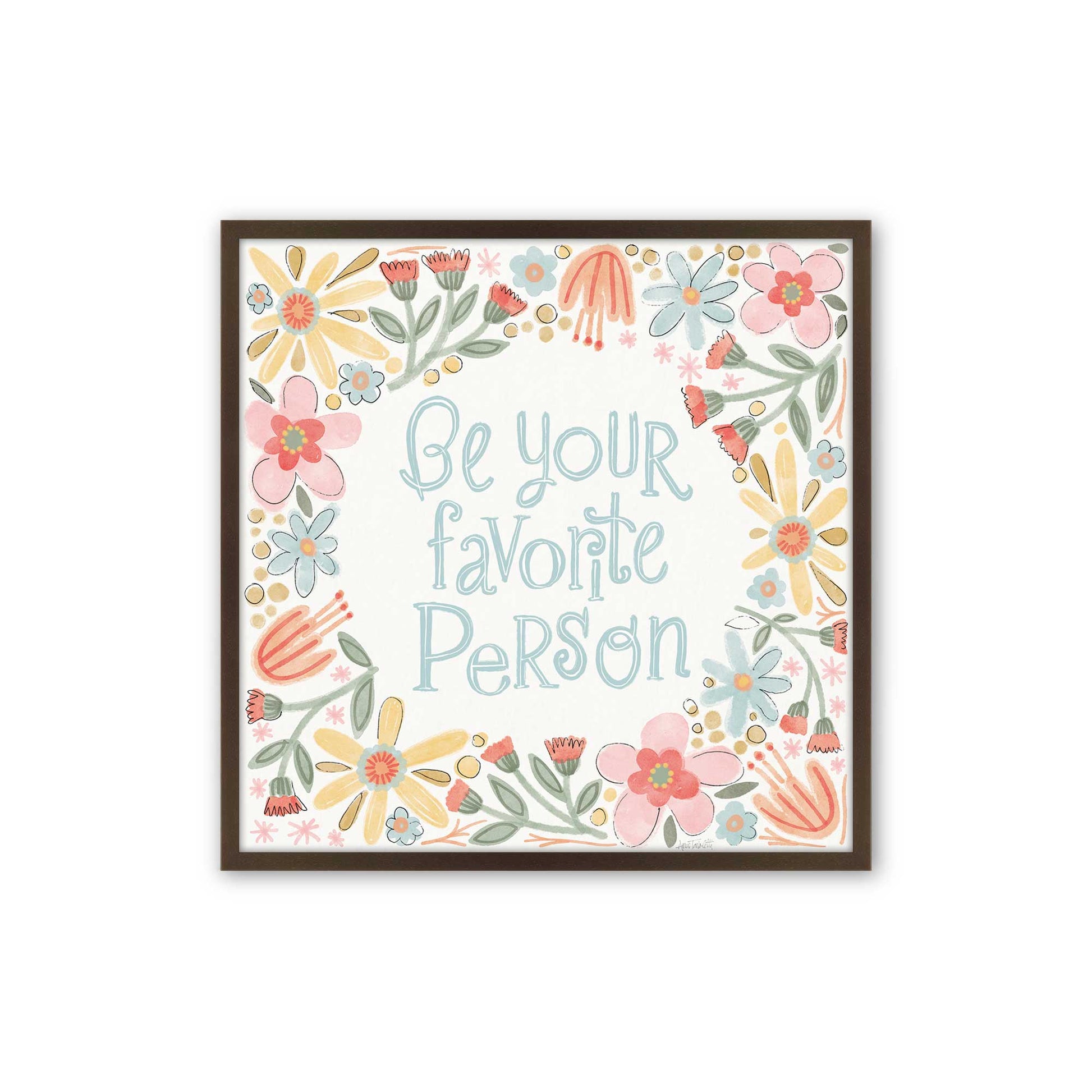 [Color:Belvinder Brown], Picture of art in a Belvinder Brown frame