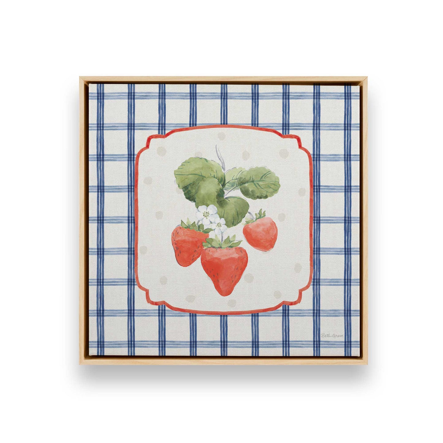 [Color:American Maple], Picture of art in an American Maple frame