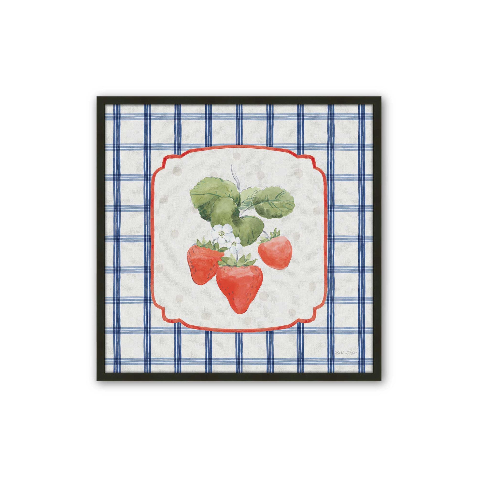 [Color:Satin Black], Picture of art in a Satin Black frame