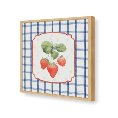 [Color:American Maple], Picture of art in a American Maple frame of the corner