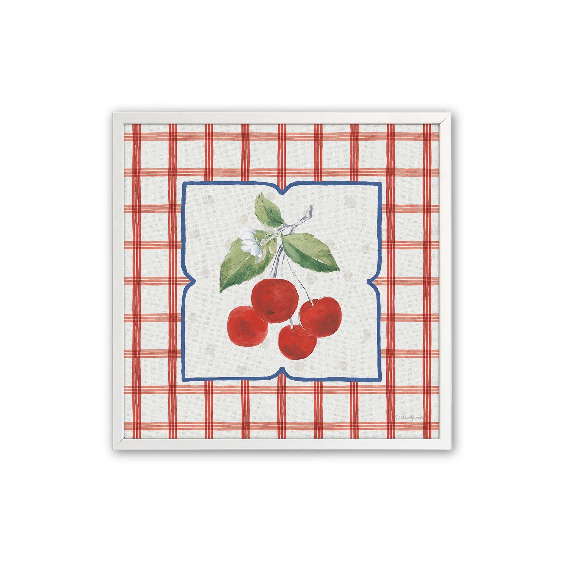 [Color:Opaque White], Picture of art in an Opaque White frame