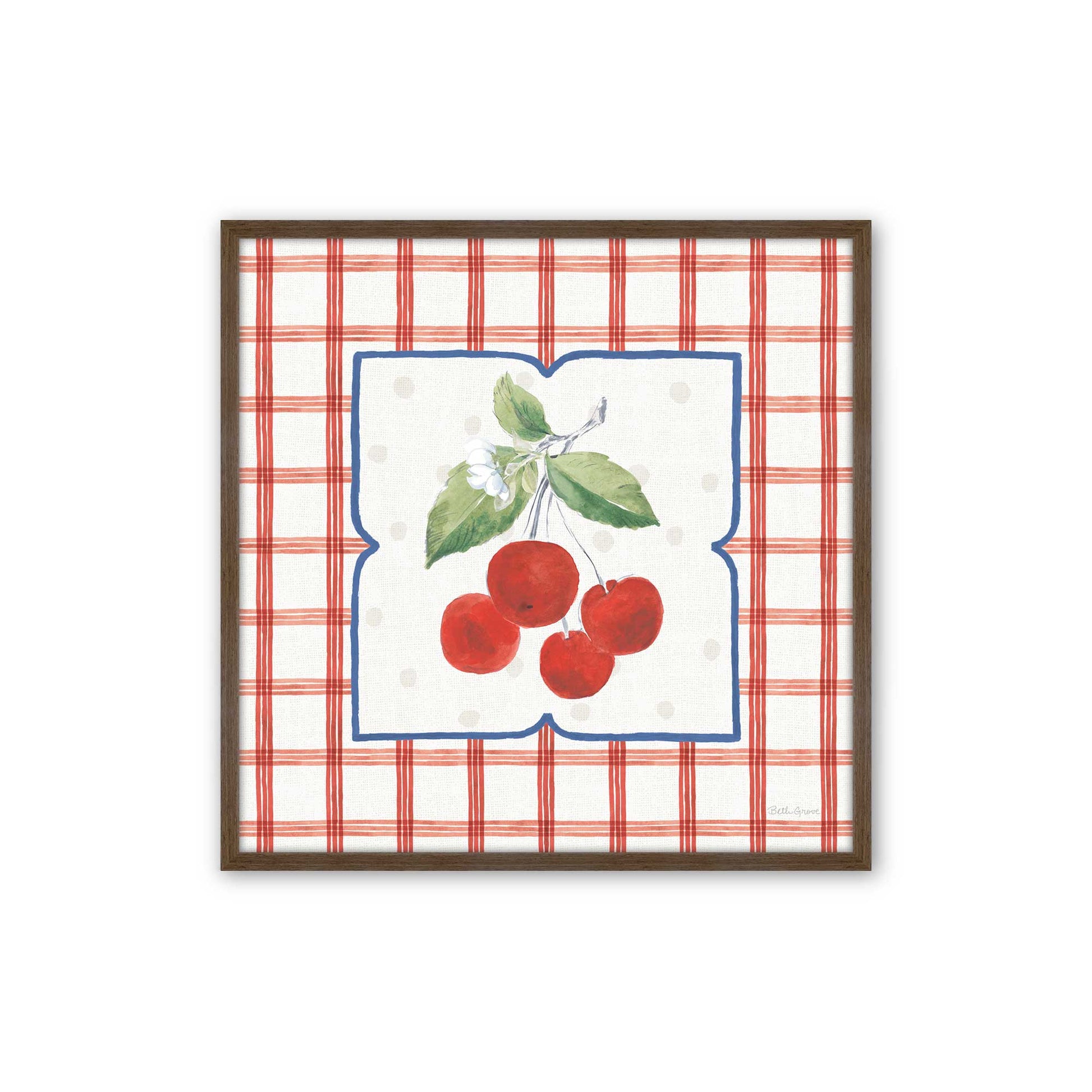 [Color:Walnut], Picture of art in a Walnut frame