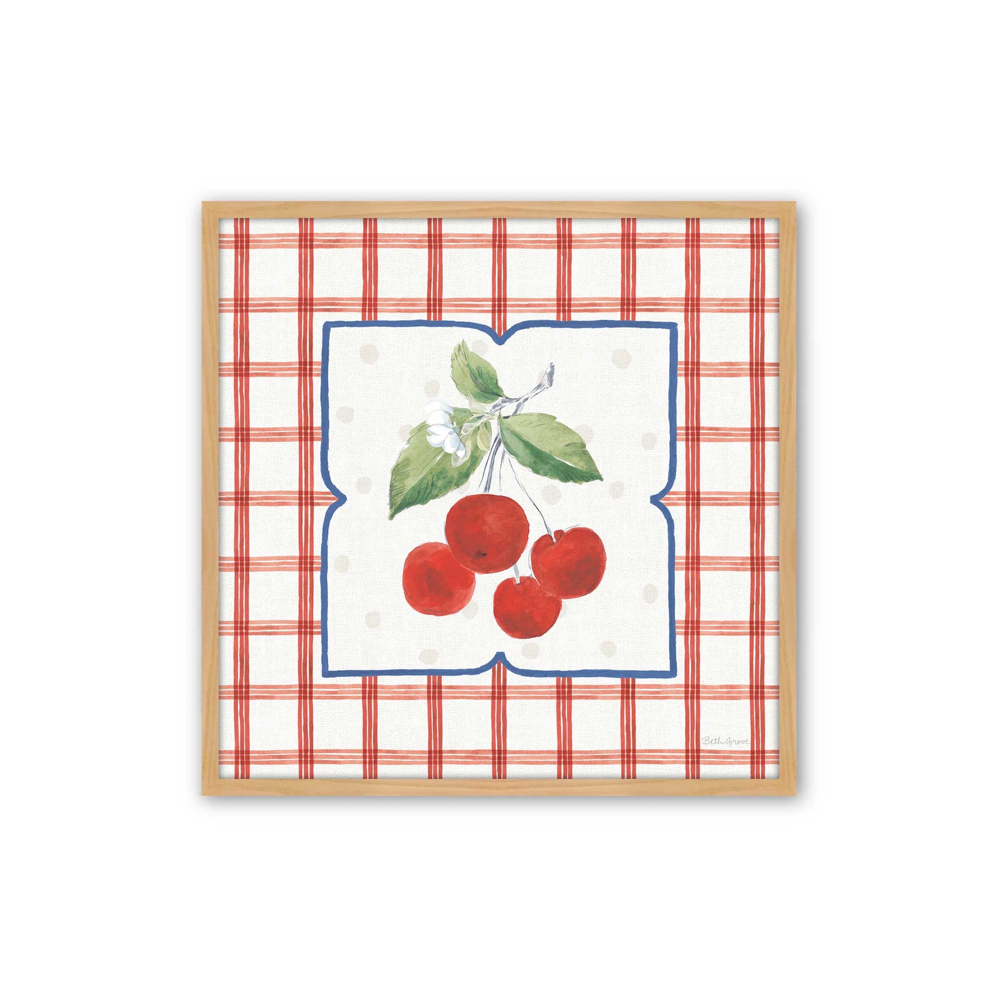 [Color:American Maple], Picture of art in a American Maple frame