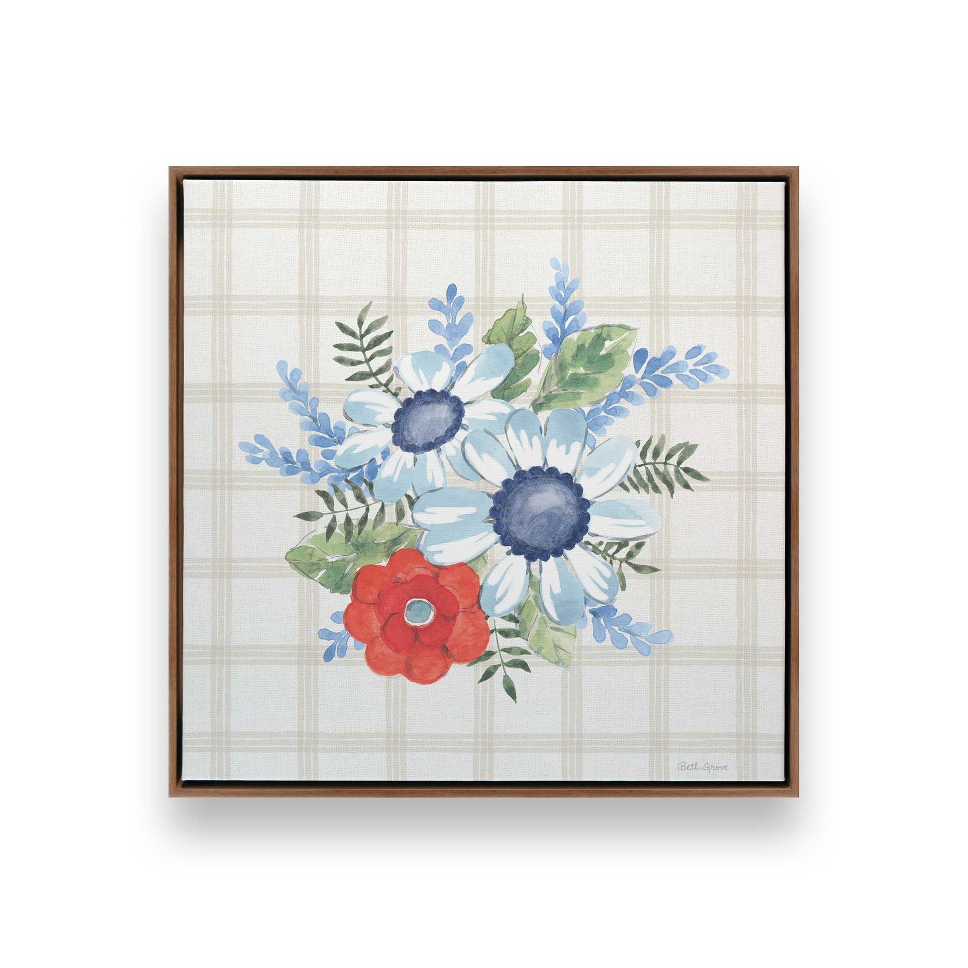 [Color:Walnut], Picture of art in a Walnut frame