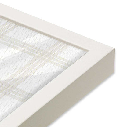 [Color:Opaque White], Picture of art in a Opaque White frame at an angle